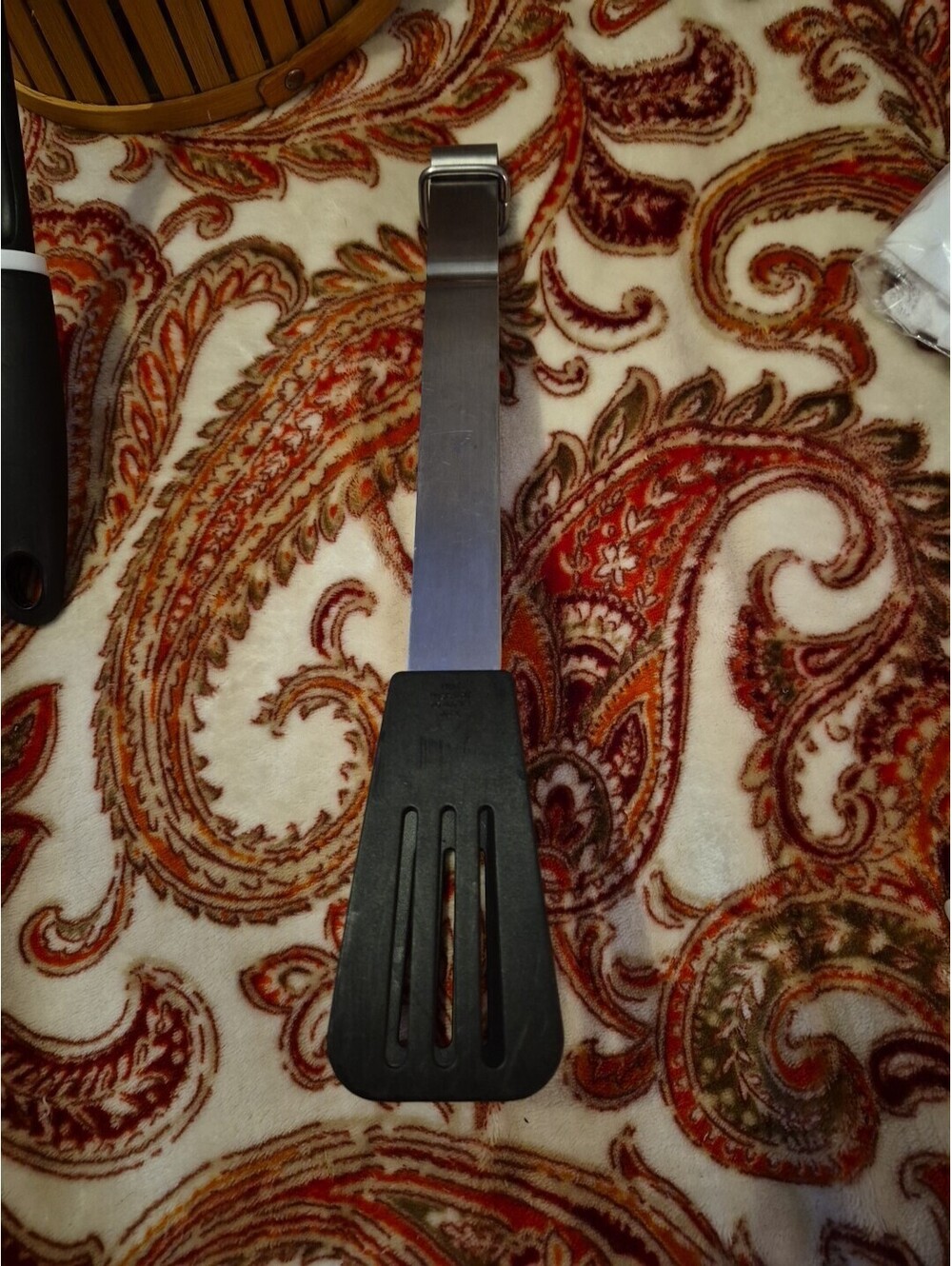 AMCO  Double Spatula Tongs 8077 Stainless Steel  Rust-Proof  Heavy Duty
